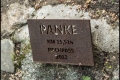 Hinweisschild Panke-Kilometer - Schlosspark Buch